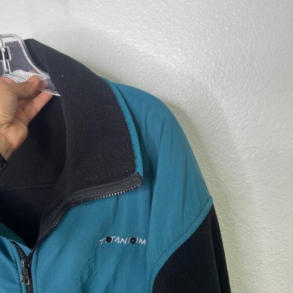 Columbia Mens Jacket Size L Color Block Vintage Long Sleeve Full Zip Pockets - Picture 12 of 12